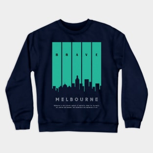 CITY SILHOUETTE OF MELBOURNE Crewneck Sweatshirt